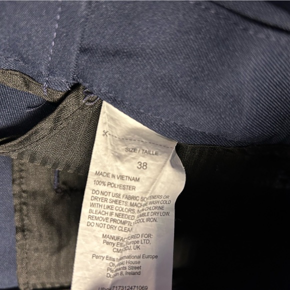 Grand Slam Performance Lightweight Navy Blue Golf Chino Shorts 38 - Picture 5 of 7